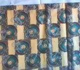 Original Ghana Woodin Metallic Art Fabric (4 yards)