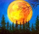 Beautiful sunset paintings