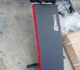 Sit-up bench with spring