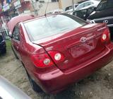 2005 model Toyota corolla clean tokunbo