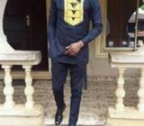 Male and female senator /traditional attires