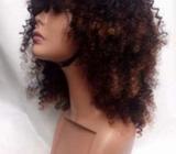 Curly 2color hair wig