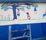 School wall decoration and craft