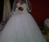 Imported Red Made Wedding Dress