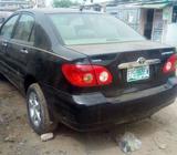 A very clear Corolla reg 2005