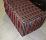 L-Shaped Couch and Ottoman Set