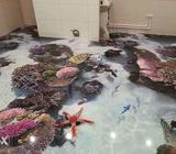 Coral reef epoxy floor coating experience