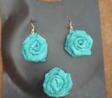 FABRIC ROSE JEWELRY IN ALL COLOURS